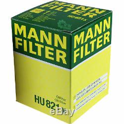 10x Original Mann Oil Filter Hu 821 X + 10x Sct Engine Flush Rinsing