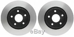 2 Ray Front Brake Discs Suitable For Jeep Commander 06-10, Grand Cherokee