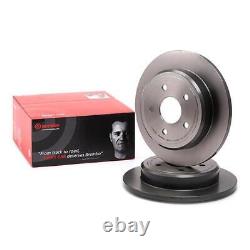2x Brembo Brake Disc 08. A863.11 For Jeep Grand Cherokee III (wh, Wk) 66mm