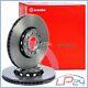 2x Brembo Coated Brake Disc Front Vented Ø328 Jeep Grand Cherokee 3 05-10