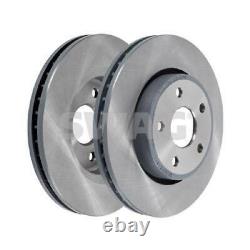 2x Swag Brake Disc 33 10 0022 Front For Jeep Grand Cherokee III (wh, Wk)