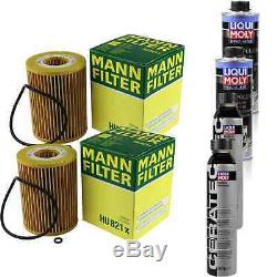 2xmann-filter Ölfilter-hu 821 X + 2xliqui Moly Pro-line Engine Flush / 2x