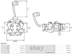 AS-PL Starter S5366S for JEEP GRAND CHEROKEE III (WH, WK) 5.8 23.3 12