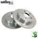 Brake Rotor Assembly Drilled And Grooved Rear Jeep Grand Cherokee Wk / Wh