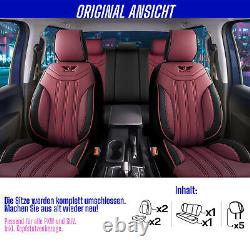 Car Seat Cover Suitable For Jeep Grand Cherokee In Burgundy Complete