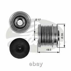 Gates Pulley Alternator Clutch For Jeep Grand Cherokee III 3.0 Crd 4x4