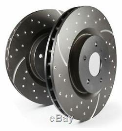 Gd1098 Ebc Turbo Groove Brake Discs Front (pair) For Jeep Grand Cherokee