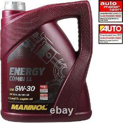 Inspection Set 9 L Mannol Energy Combi LL 5w-30 + Male Filter