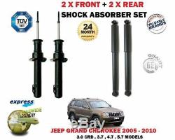Jeep Grand Cherokee 2005-2010 2x Front + 2x Rear Shock Set