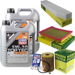 Liqui Moly 10l Toptec 4200 5w-30 Oil + Filter For Jeep Grand Cherokee III Wh