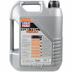 Liqui Moly 10l Toptec 4200 5w-30 Oil + Filter For Jeep Grand Cherokee III Wh
