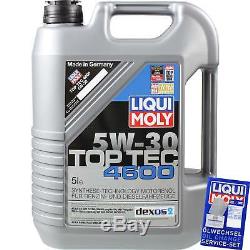 Liqui Moly 7l Toptec 4600 5w-40 Oil For Mann Jeep Grand Cherokee III Wh