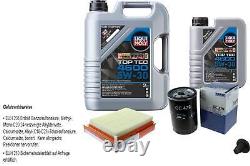 Mahle Inspection Set 6 L Liqui Moly 5W-30 for Jeep Grand Cherokee III 3.7