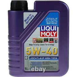 Mann Inspection Set Liqui Moly 7L 5W-40 for Jeep Grand Cherokee III 5.7 V8