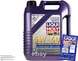 Mann Inspection Set Liqui Moly 7L 5W-40 for Jeep Grand Cherokee III 5.7 V8