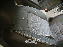 Protective Seat Covers For Jeep Cherokee No1 Black-gray