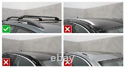 Roof bars for Jeep Grand Cherokee WK III SUV 2004-2010 with open rails