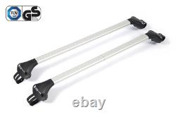 Roof bars for Jeep Grand Cherokee WK III SUV 2004-2010 with open rails