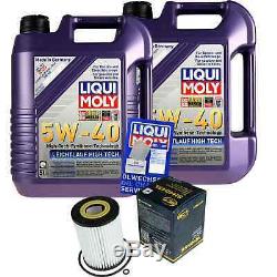 Sketch On Inspection Filter Liqui Moly Oil 5w-40 10l For Mercedes-benz