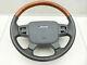 Steering Wheel Airbagvolant Wood And Leather Decor For Jeep Grand Cherokee