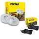 Textar Brake Discs + Front Pads For Jeep Grand Cherokee Iii