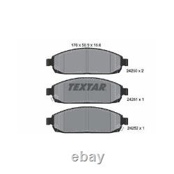 Textar Brake Discs + Front Pads for Jeep Grand Cherokee III