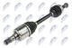 Transmission Shaft For Jeep Grand Cherokee Iii 05-10 Control 05-11 Left Atm