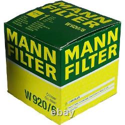 3x Mann-Filter Filtre à Huile W 920/6 + 3x Liqui Moly Cera Tec 3721