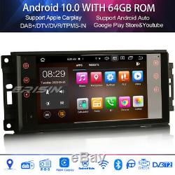 8-Core Android 10 DAB+Autoradio for Jeep Patriot Compass Chrysler Dodge Journey
