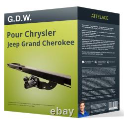 Attelage pour Chrysler Jeep Grand Cherokee type WH démontable avec outil G. D. W