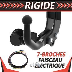 Attelage rigide pour Jeep Grand Cherokee WH 05-11+faisceau 7 broches