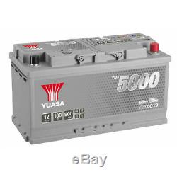 Batterie Yuasa Silver YBX5019 12v 100ah 353x175x190mm + droite