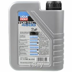 Liqui Moly 7L Toptec 4600 5W-40 Huile Mann pour Jeep Grand Cherokee III WH