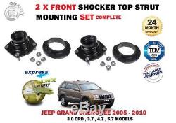 Pour JEEP GRAND CHEROKEE 2005-2010 2 x Choc Frontal Kit Coupelle Amortisseur